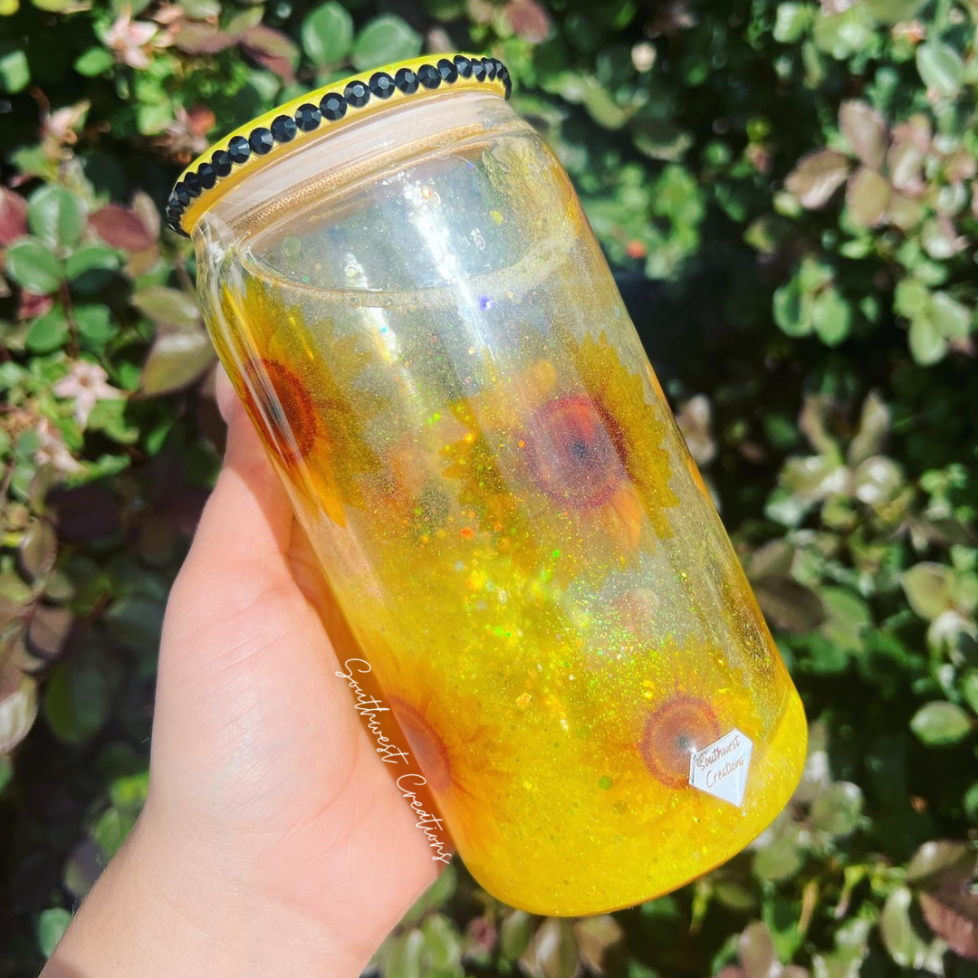 Sunshine & Savage Snow Globe Tumbler - 16 oz