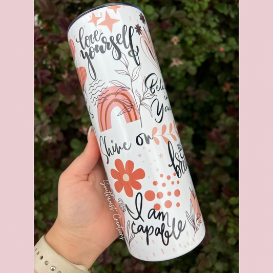 Affirmations Tumbler