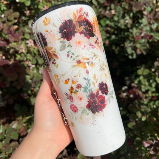 Floral MAMA 24 oz Tumbler