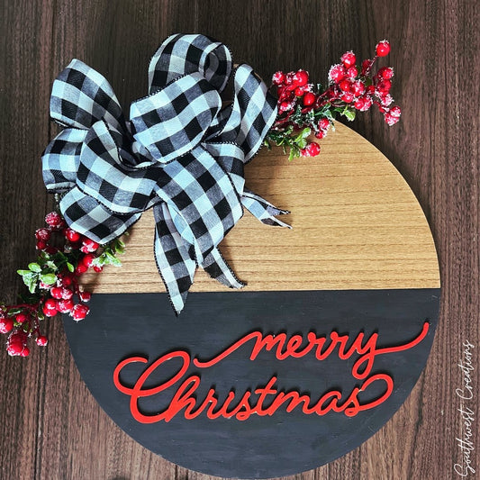 Merry Christmas Wreath