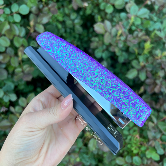 Purple Glitter Stapler